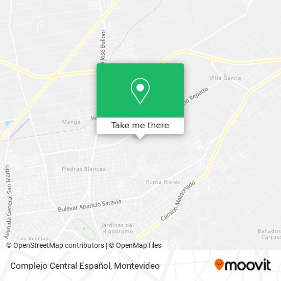 Complejo Central Español map