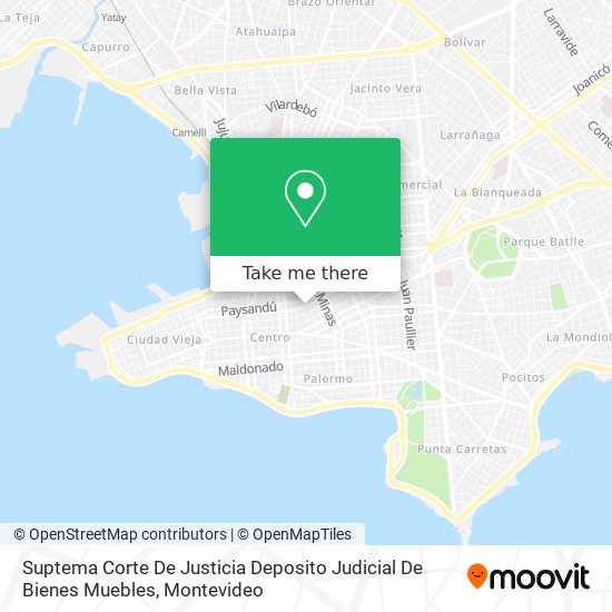 Suptema Corte De Justicia Deposito Judicial De Bienes Muebles map