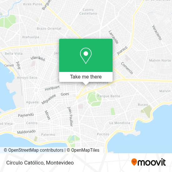 Círculo Católico map