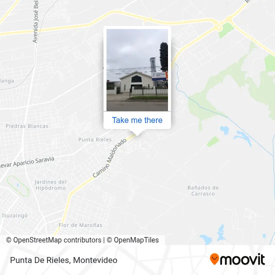 Punta De Rieles map