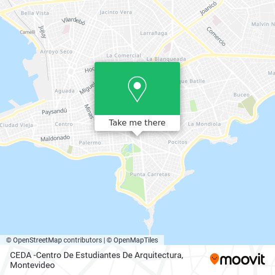 CEDA -Centro De Estudiantes De Arquitectura map