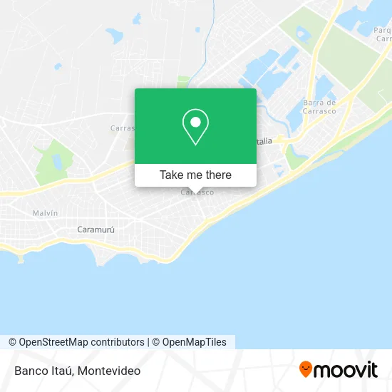 Mapa de Banco Itaú