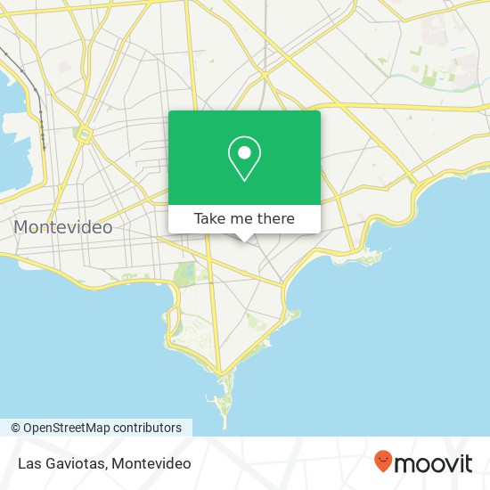 Las Gaviotas map