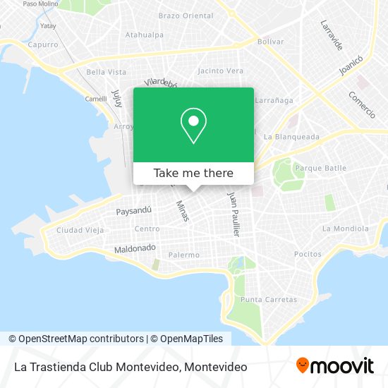 La Trastienda Club Montevideo map