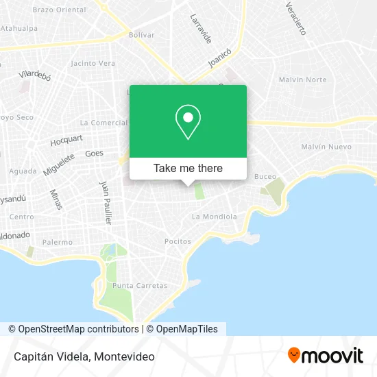 Mapa de Capitán Videla