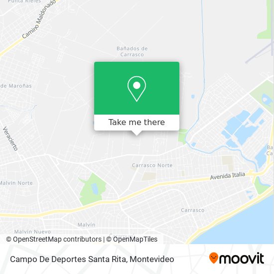 Mapa de Campo De Deportes Santa Rita