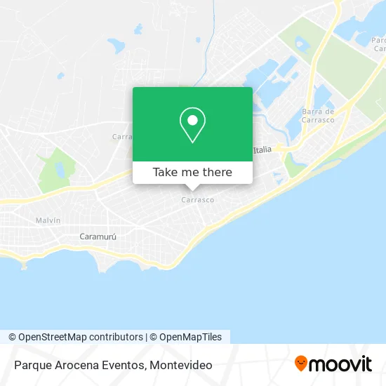 Parque Arocena Eventos map