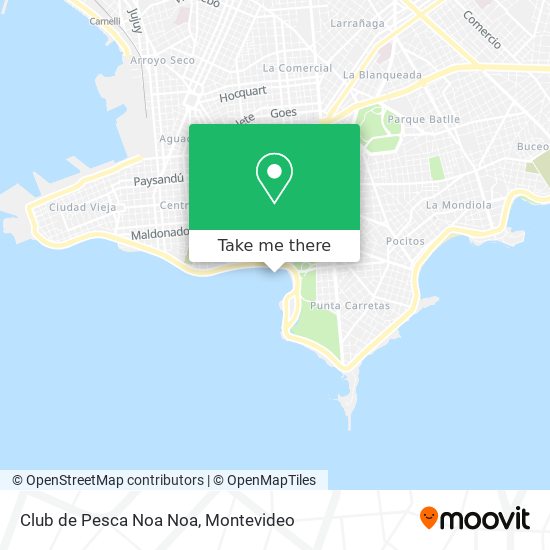 Club de Pesca Noa Noa map