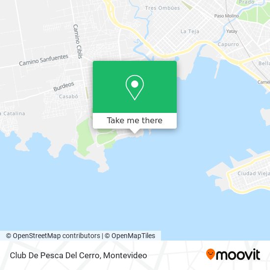 Club De Pesca Del Cerro map