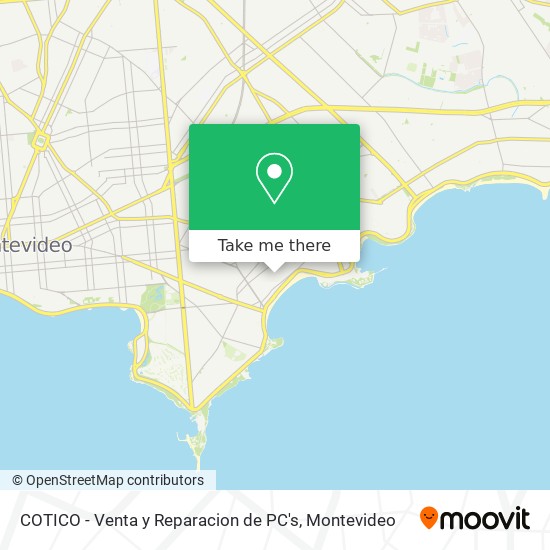COTICO - Venta y Reparacion de PC's map