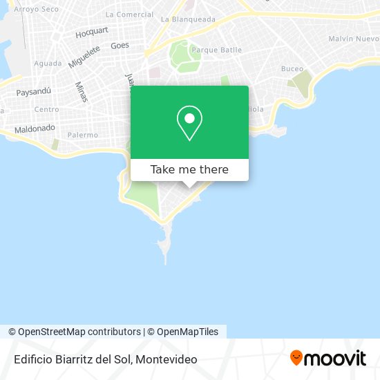 Mapa de Edificio Biarritz del Sol