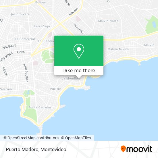 Puerto Madero map