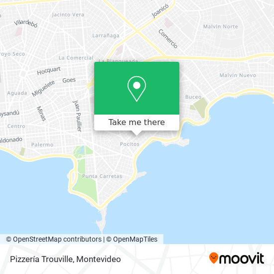 Pizzería Trouville map