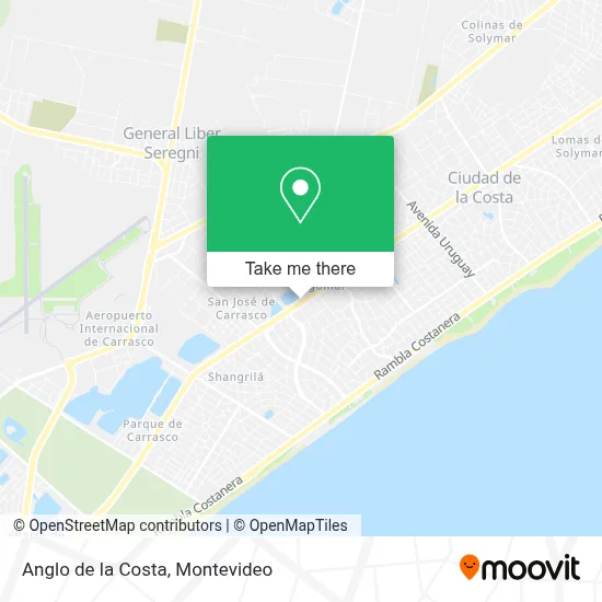 Anglo de la Costa map