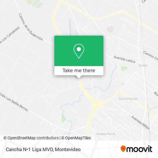 Cancha N•1 Liga MVD map