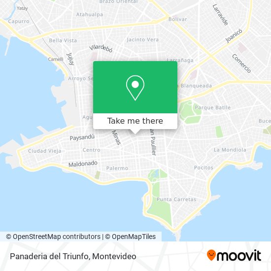 Mapa de Panaderia del Triunfo