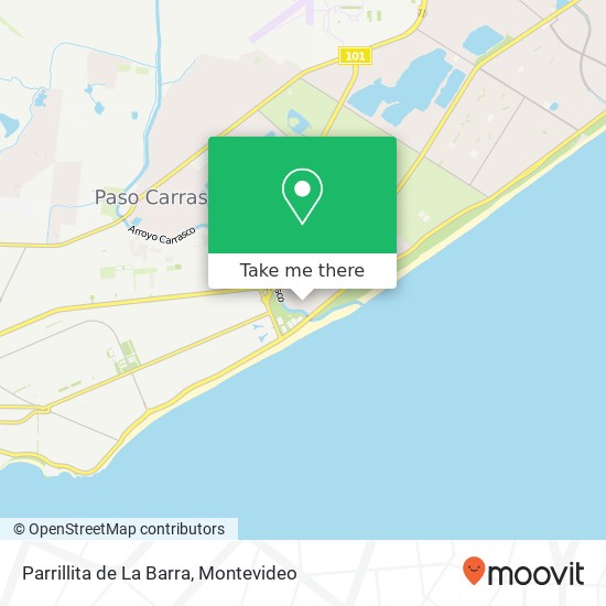 Parrillita de La Barra map