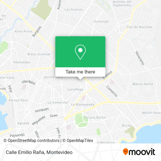 Mapa de Calle Emilio Raña