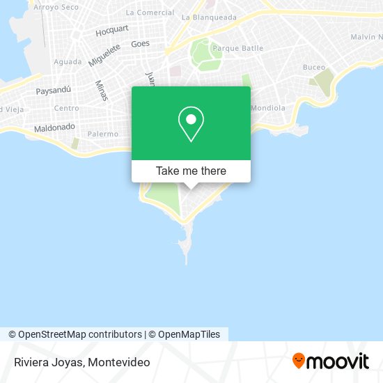 Riviera Joyas map