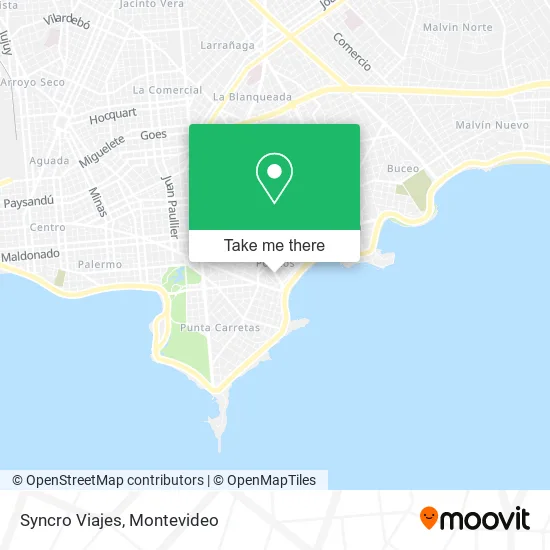 Syncro Viajes map