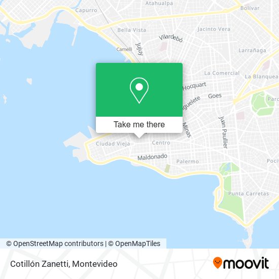 Mapa de Cotillón Zanetti