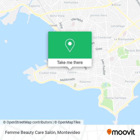 Femme Beauty Care Salón map