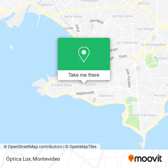 Óptica Lux map