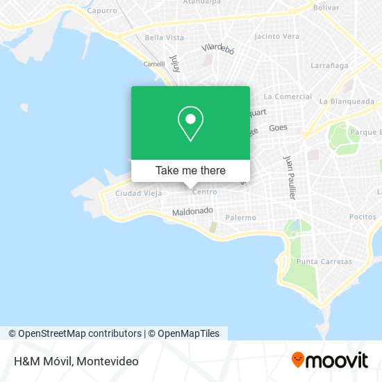 H&M Móvil map