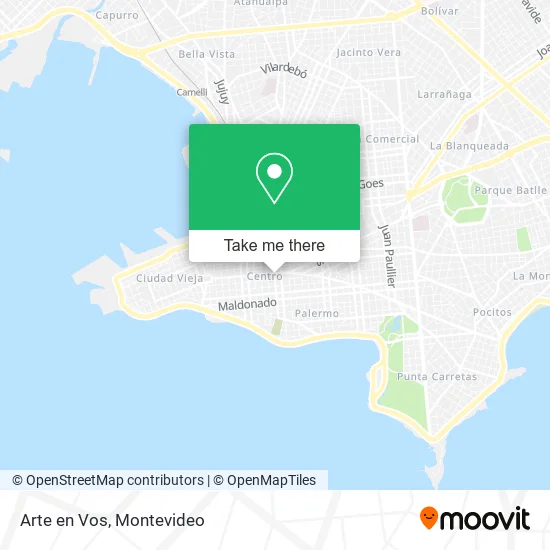 Arte en Vos map