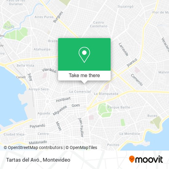 Tartas del Avó. map