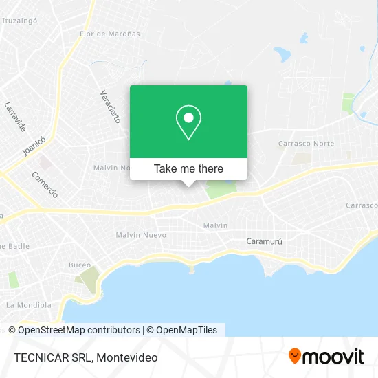 Mapa de TECNICAR SRL