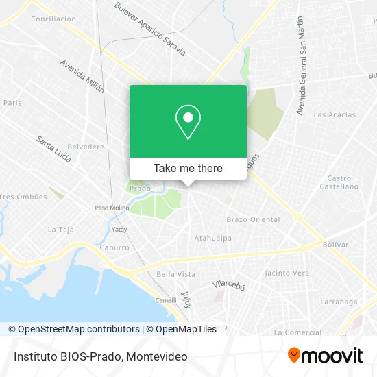 Instituto BIOS-Prado map