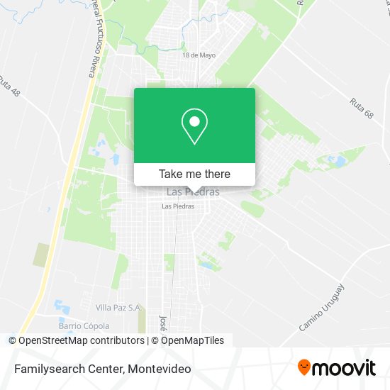 Familysearch Center map