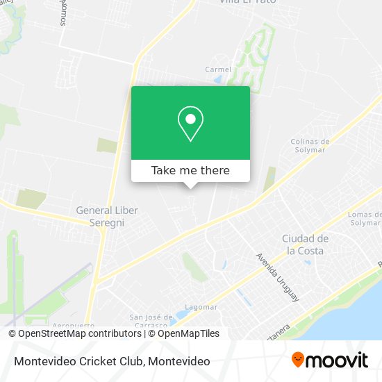 Montevideo Cricket Club map