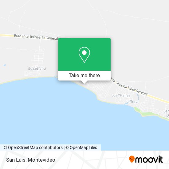 San Luis map