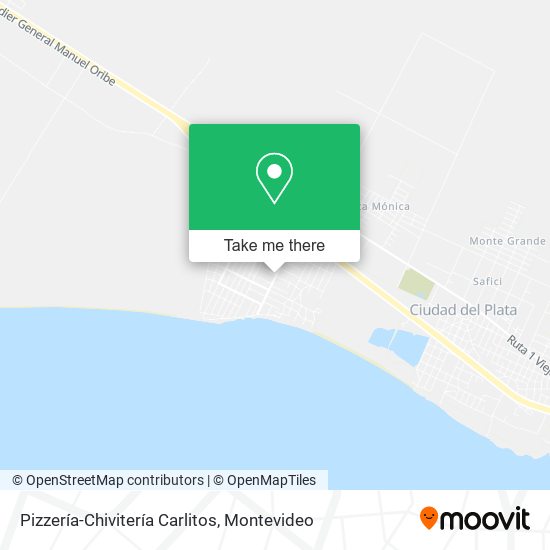 Pizzería-Chivitería Carlitos map