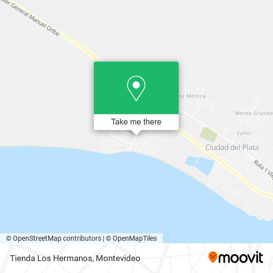 Tienda Los Hermanos map