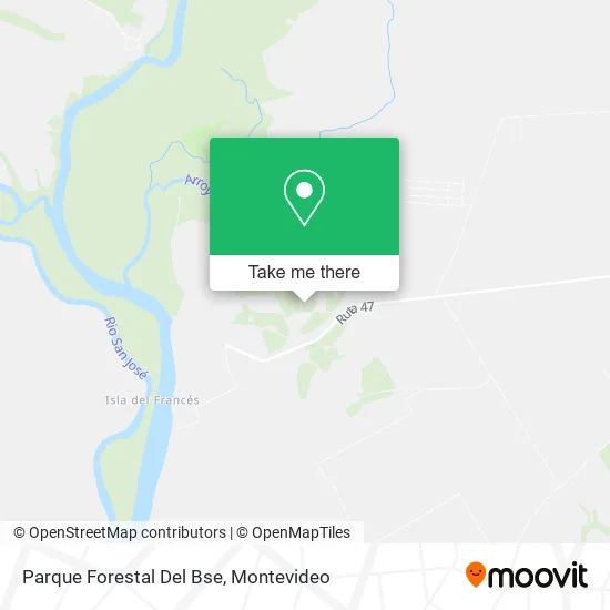 Parque Forestal Del Bse map