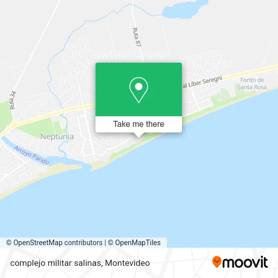 complejo militar salinas map