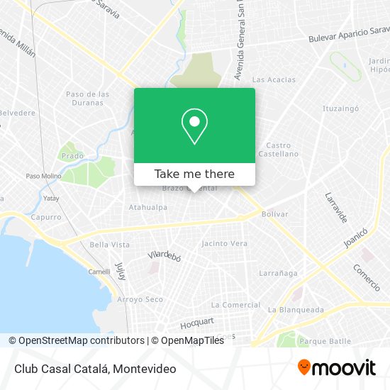 Club Casal Catalá map