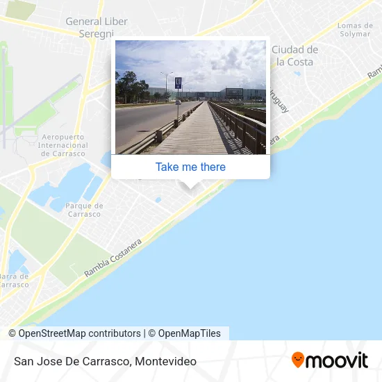 Mapa de San Jose De Carrasco