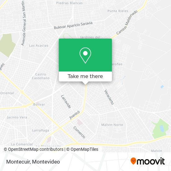 Montecuir map
