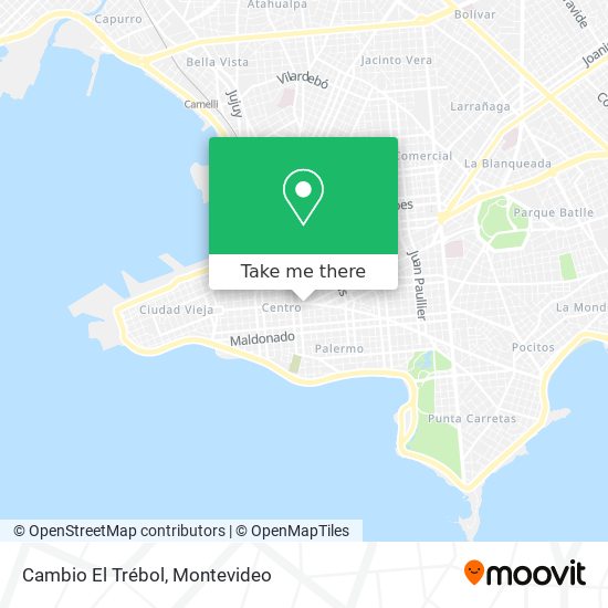 Cambio El Trébol map