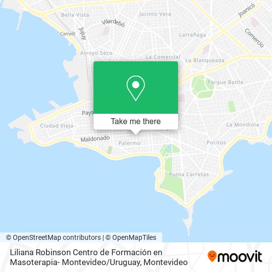 Liliana Robinson Centro de Formación en Masoterapia- Montevideo / Uruguay map