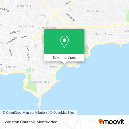 Winston Churchil map