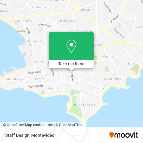 Mapa de Staff Design