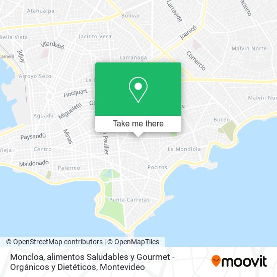 Moncloa, alimentos Saludables y Gourmet - Orgánicos y Dietéticos map