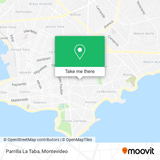 Parrilla La Taba map