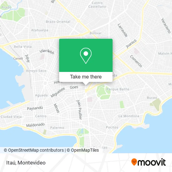 Itaú map