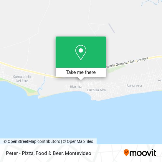 Peter - Pizza, Food & Beer map